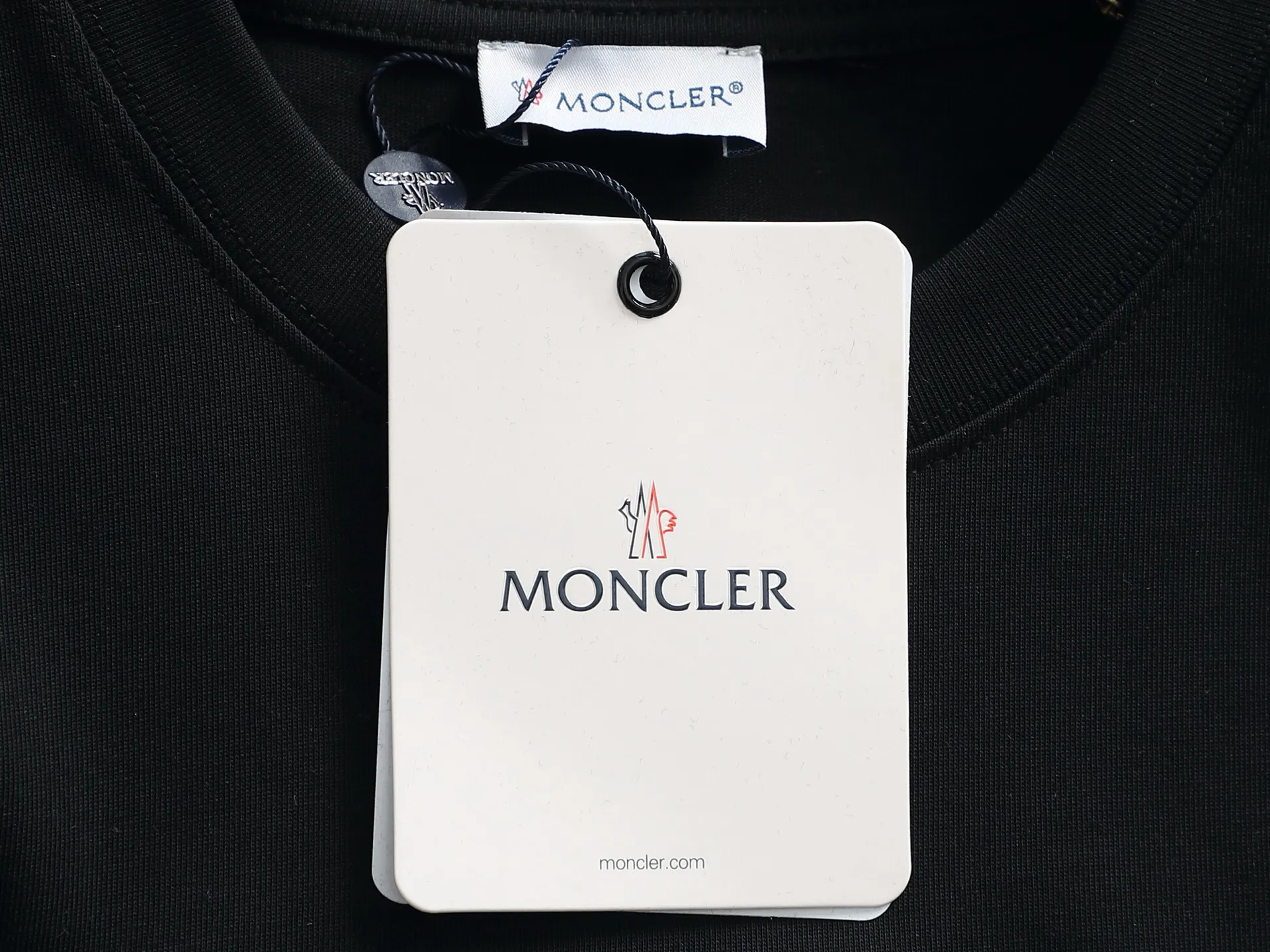 MONCLER LOGO 🪡 Logo ， Retro Same Style T 260 Versatile : Khaki Black White Size：XS~L